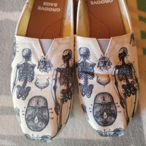 GROOVE BAGS Lightweight slip on flats - Anatomy, 9W